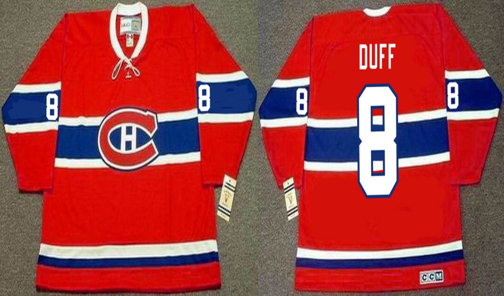 2019 Men Montreal Canadiens #8 Duff Red CCM NHL jerseys->montreal canadiens->NHL Jersey